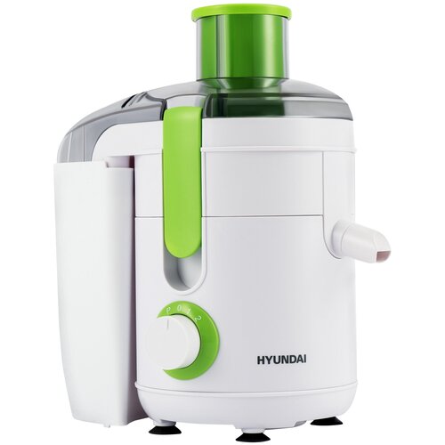 Соковыжималка центробежная Hyundai HY-JE1615 500Вт резерв сока 400мл белыйзеленый 323000₽