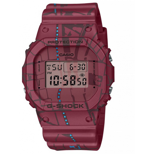 Наручные часы CASIO G-Shock, бордовый casio g shock dw 5600sby 4 treasure hunt