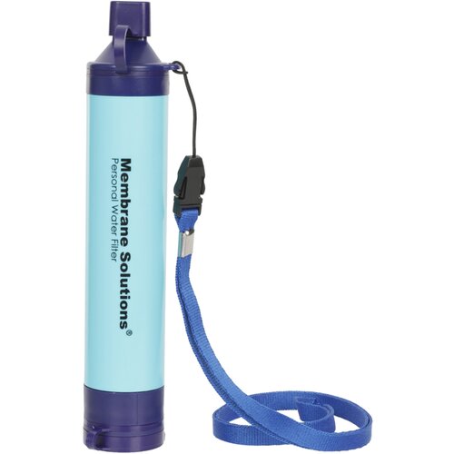 Фильтр для воды Membrane Solutions Water Filter Straw Blue 1Pk W Carrying Case Blue