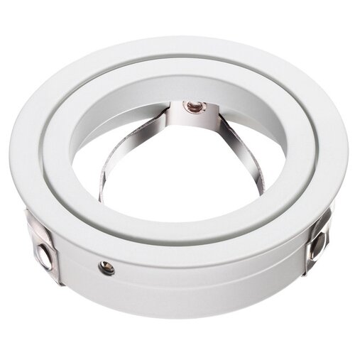 фото Кольцо novotech "mecano", цвет: белый