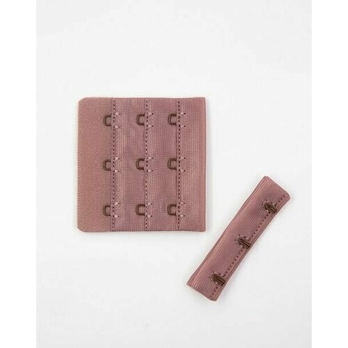 Застёжка ARTA-F (крючок-петля) цвет Кофейно-розовый (885) на 3 крючка 57*55 мм 5 шт.