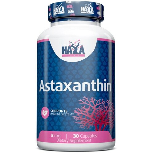 Haya Labs Astaxanthin 5 mg (Астаксантин 5 мг) 30 капсул (Haya Labs)