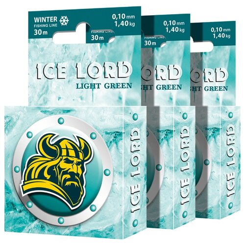 фото Леска зимняя ice lord light green aqua