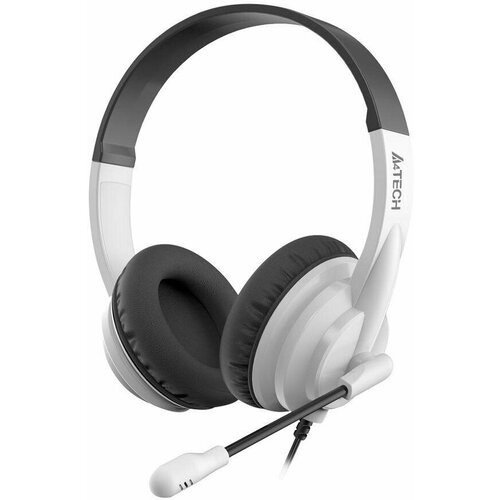 Наушники A4Tech HU-10 черныйбелый 1611415 218800₽