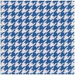Ткань для пэчворка PEPPY бабушкин сундучок 100%хлопок, гусиная лапка ярко-синий (31), 50*55см, 1шт