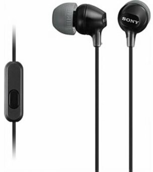 Наушники Sony MDR-EX15AP Black