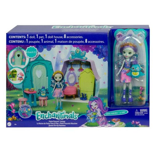 Игровой набор Mattel Enchantimals Домик Пэттер Павлины