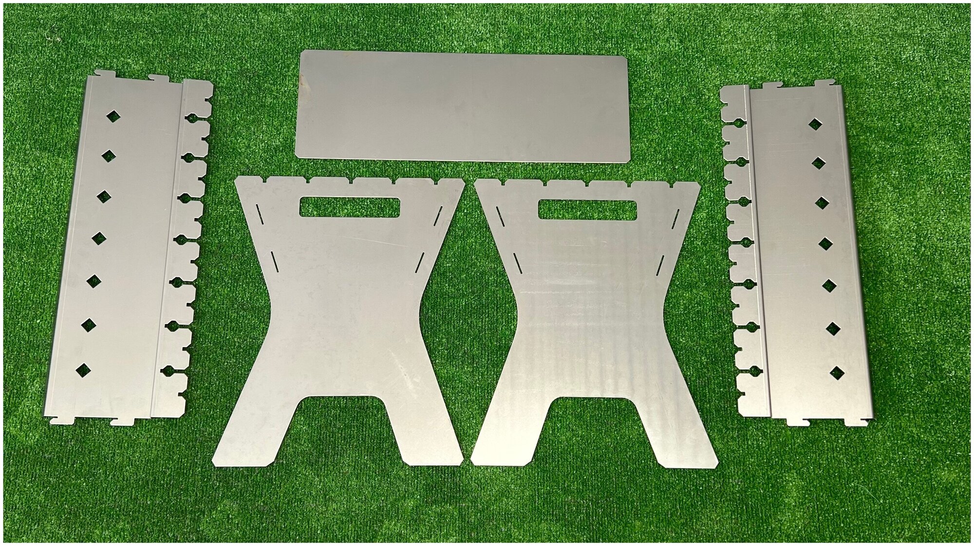 Мангал сборный "Пикник" из стали 1 мм. (сумка в комплекте) - фотография № 5