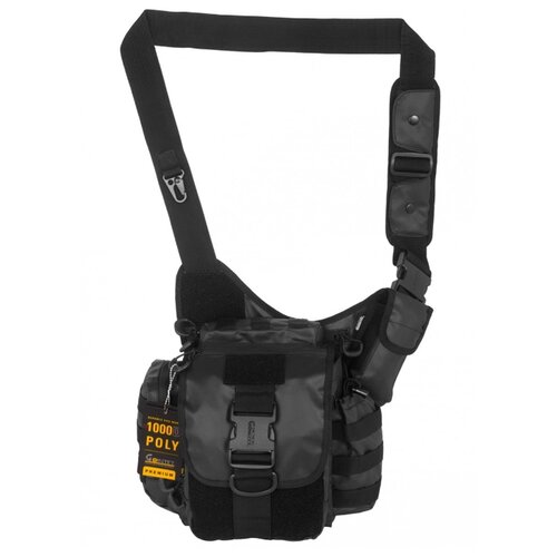 фото Тактическая сумка через плечо gongtex sidekick sling bag, арт 0418, цвет черный (black)