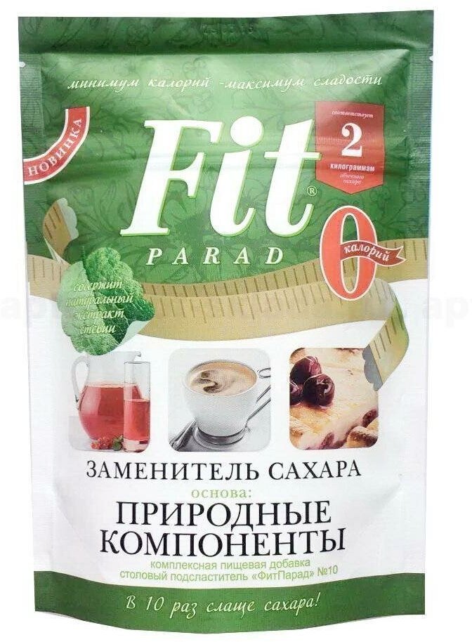 Заменитель сахара FIT PARAD №10 дойпак 150 гр.