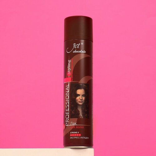 Лак для волос Jet chocolate Strong maxi 