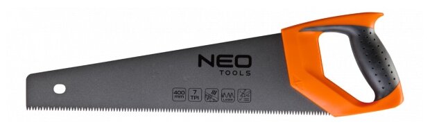 Ножовка по дереву NEO Tools 500 мм, 7TPI 41-021