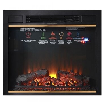 Электроочаг Inter Flame Sirius 30 LED FX Brass