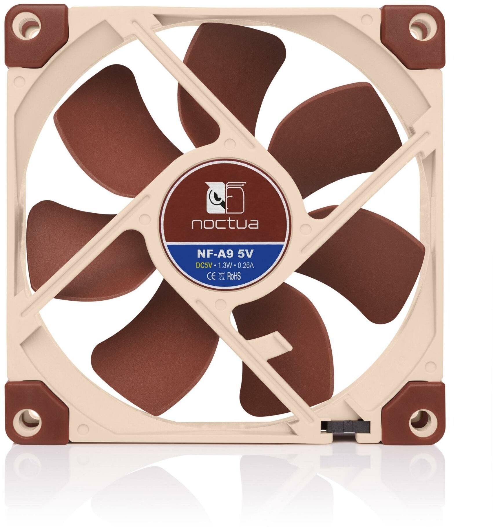 Noctua NF-A9 5V (NF-A9 5V) - 92mm 1 вeнтилятор для корпуса, 2000 об/мин, 22.8 дБ, 3-pin