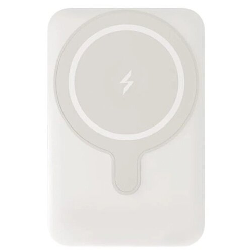 Внешний аккумулятор VLP MagSafe Powerbank 5000mAh с беспроводной зарядкой (Цвет: White)