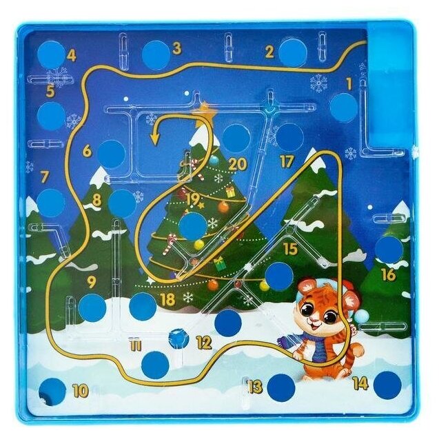 Настольная игра Новогодний лабиринт ЛАС ИГРАС - фото №2