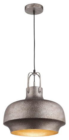 Потолочный светильник Globo Lighting Milo 15016R, E27, 40 Вт, кол-во ламп: 1 шт., цвет: серый