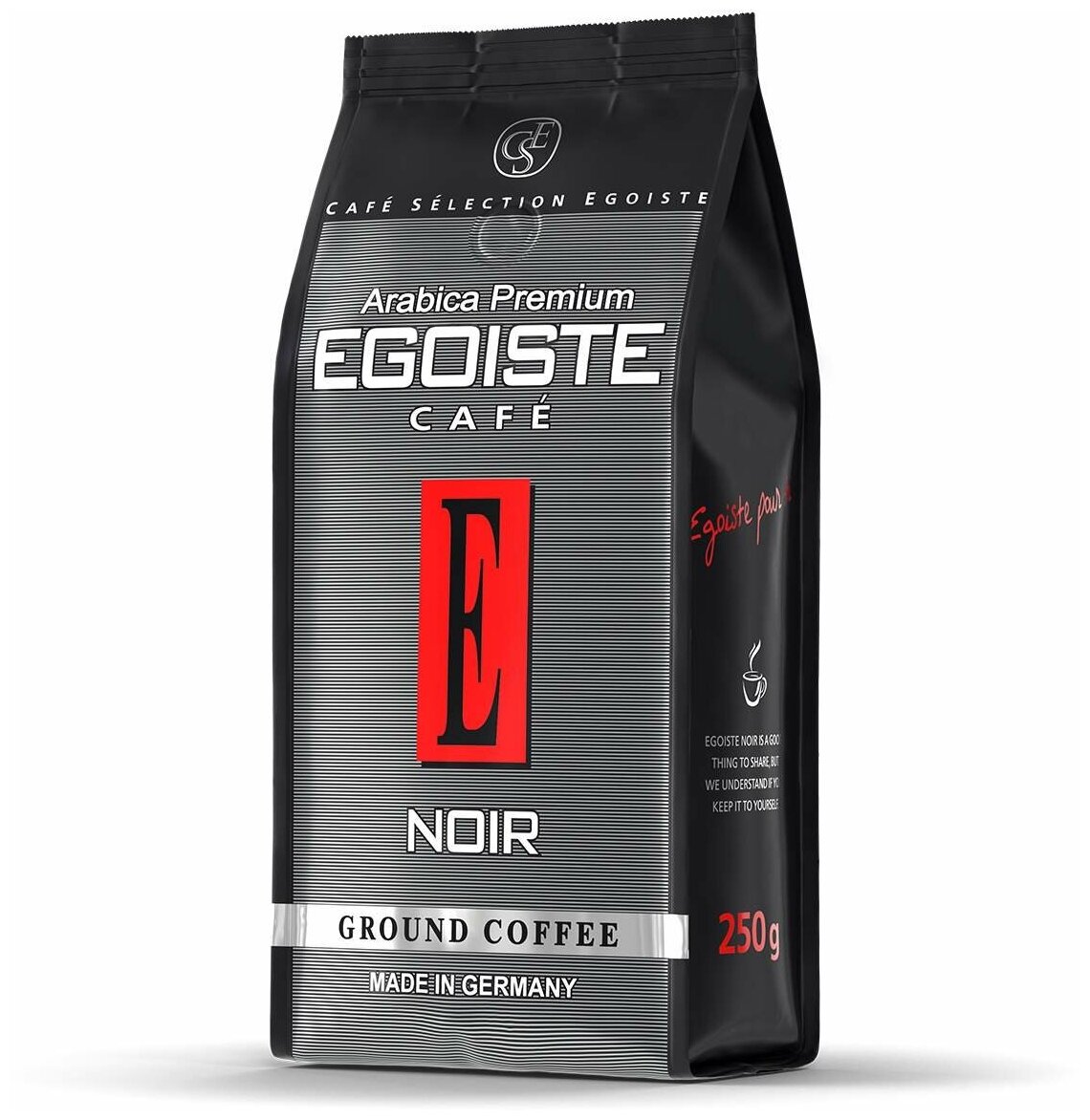 Кофе EGOISTE Noir молотый,250г - фотография № 1