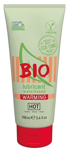 Согревающая смазка HOT Bio Warming Glide, 100 мл