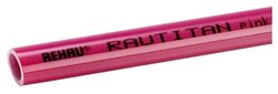 Труба из сшитого полиэтилена REHAU Rautitan pink 16, DN12 мм