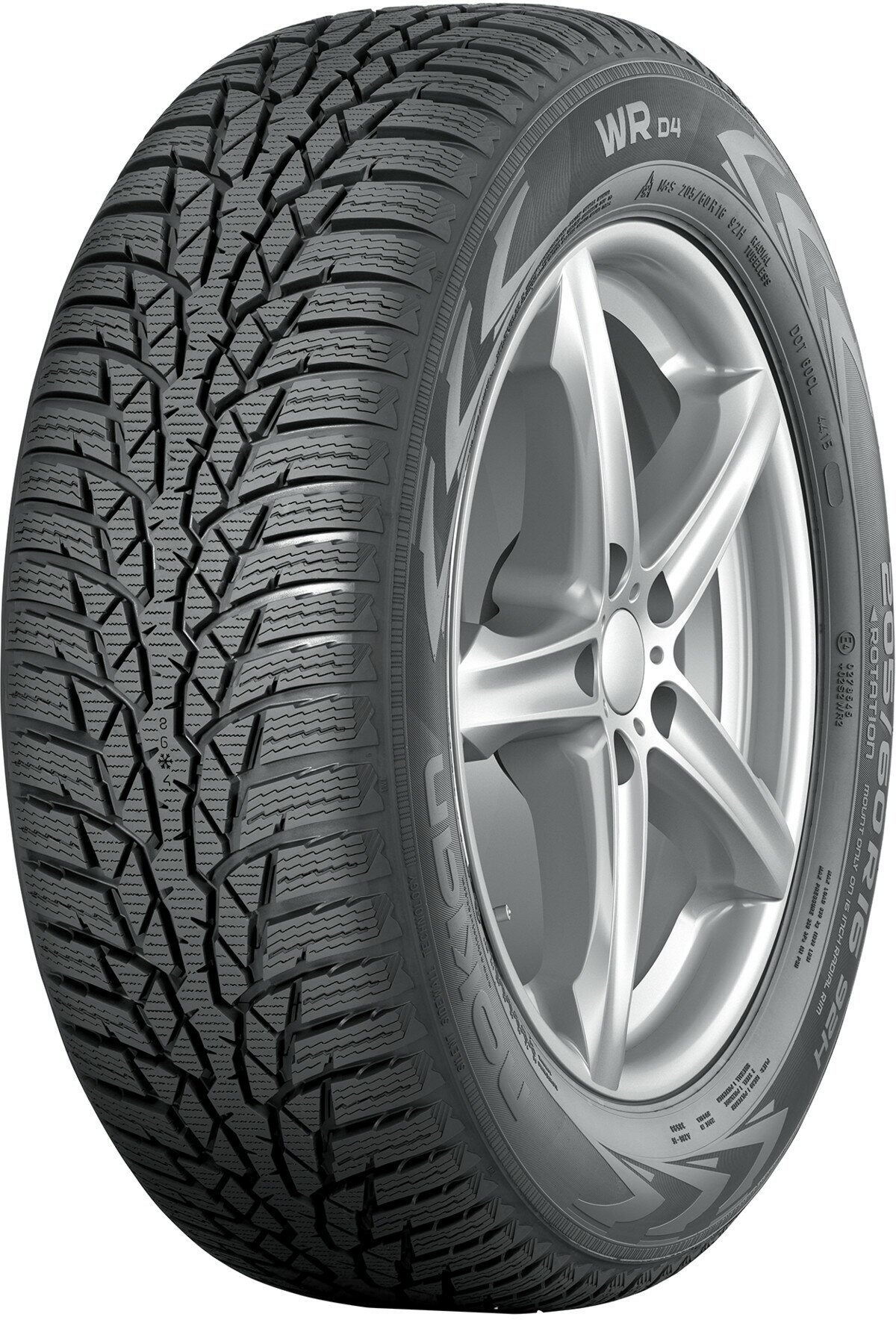 Nokian Tyres WR D4 205/55 R16 91T шина авт. зимняя нешипованная