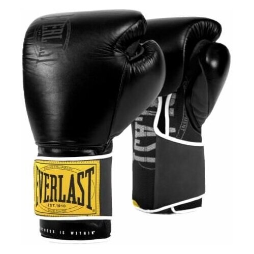 Перчатки тренировочные 1910 Classic 10oz черн. перчатки тренировочные everlast 1910 classic brown 12oz