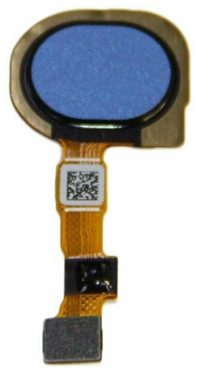 Шлейф для Samsung SM-M115F (Galaxy M11) на отпечаток пальца <синий>