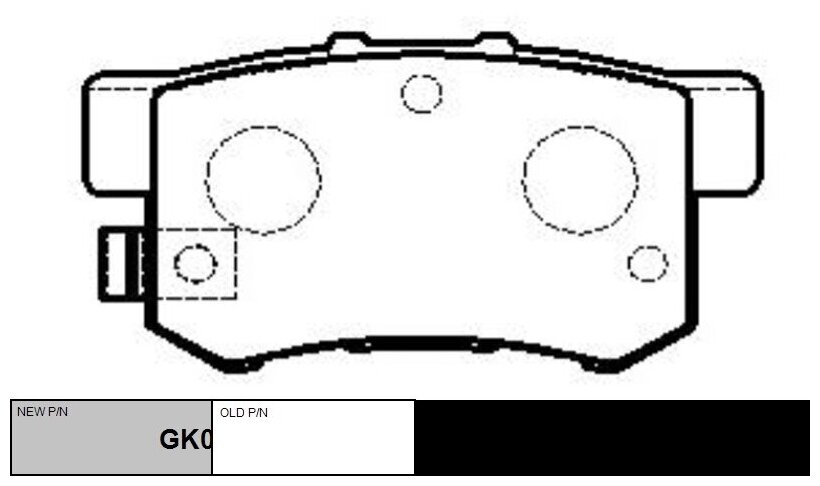 Колодки тормозные дисковые CTR GK0325