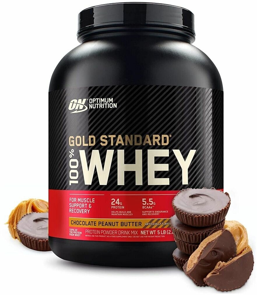 Сывороточный протеин OPTIMUM NUTRITION 100% Whey Gold Standard 2270 г, Шоколад арахисовое масло