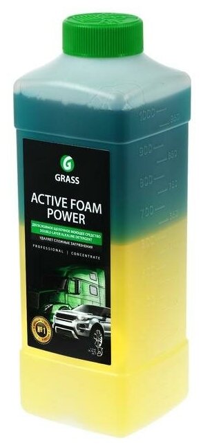 GRASS Шампунь для бесконтактной мойки Grass Active Foam Power, 1 л (1:60-1:125)