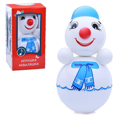 Неваляшка Снеговик