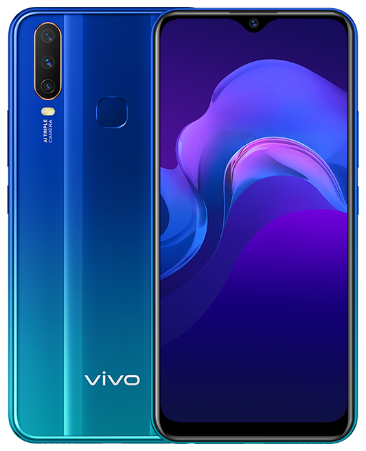 Смартфон vivo Y12 3/64 ГБ, Dual nano SIM, морская волна