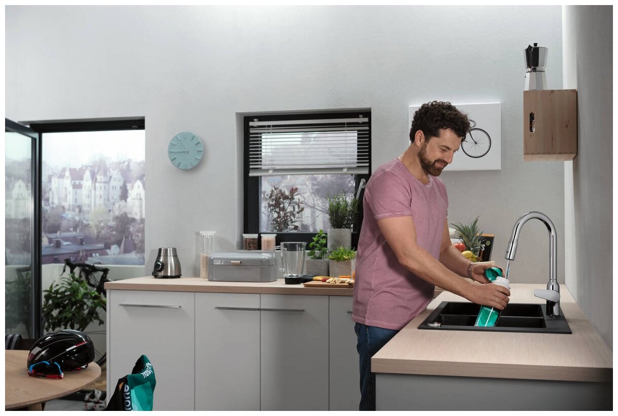 Смеситель для кухни Hansgrohe - фото №5