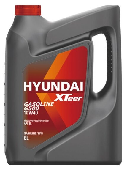 Моторное масло HYUNDAI XTeer Gasoline G500 10W-40