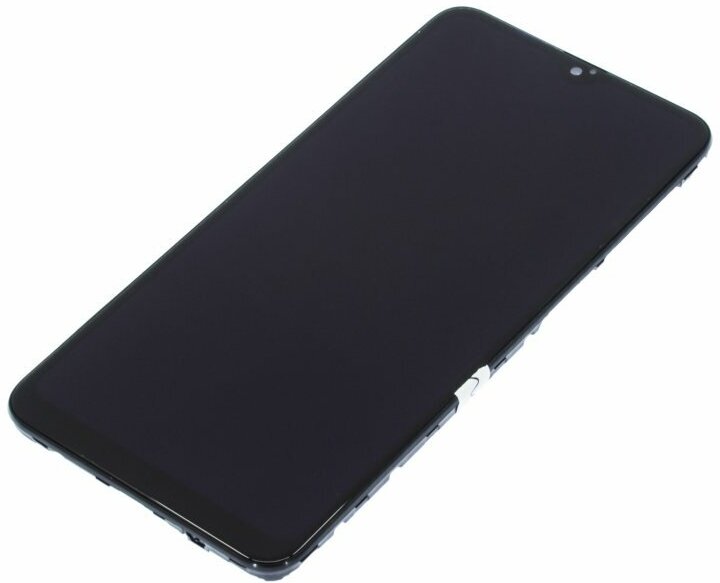 Дисплей для Samsung A105 Galaxy A10 (в сборе с тачскрином) в рамке черный 100%