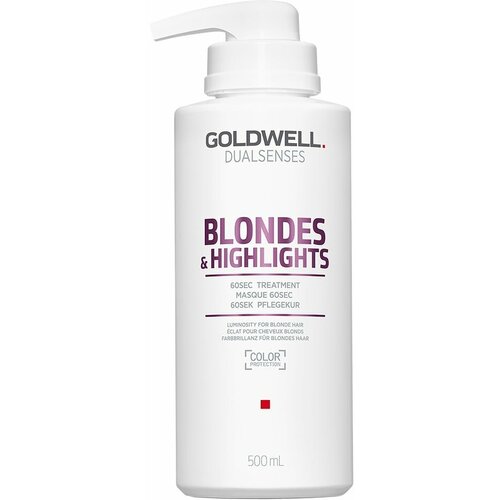 Goldwell Dualsenses Blondes Highlights 60 Sec. Treatment - Интенсивный уход за 60 секунд 500 мл goldwell dualsenses blondes highlights 60 sec treatment интенсивный уход за 60 секунд 200 мл