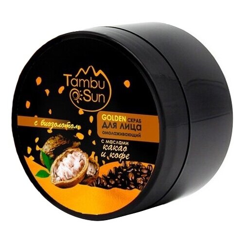 Golden скраб для лица «Tambusun» с маслом какао и кофе 70 мл.