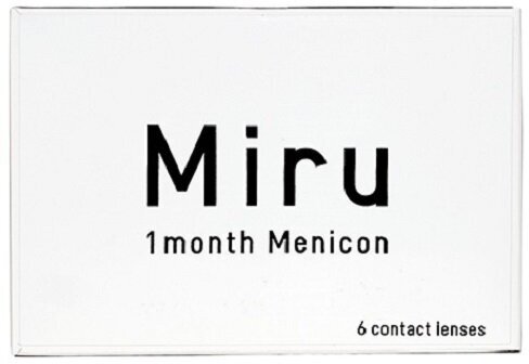 Контактные линзы MIRU 1 Month Menicon месячные (6 линз) -10,5 / 8.3