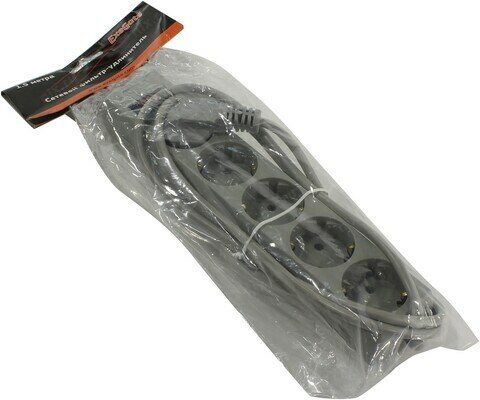 Сетевой фильтр ExeGate 5 Sockets 5m SP-5-5G Grey 221189 - фото №2