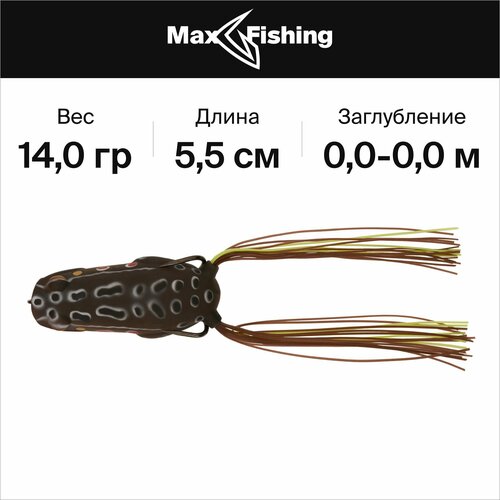 Воблер Savage Gear 3D Pop Frog 55 F Brown 790₽