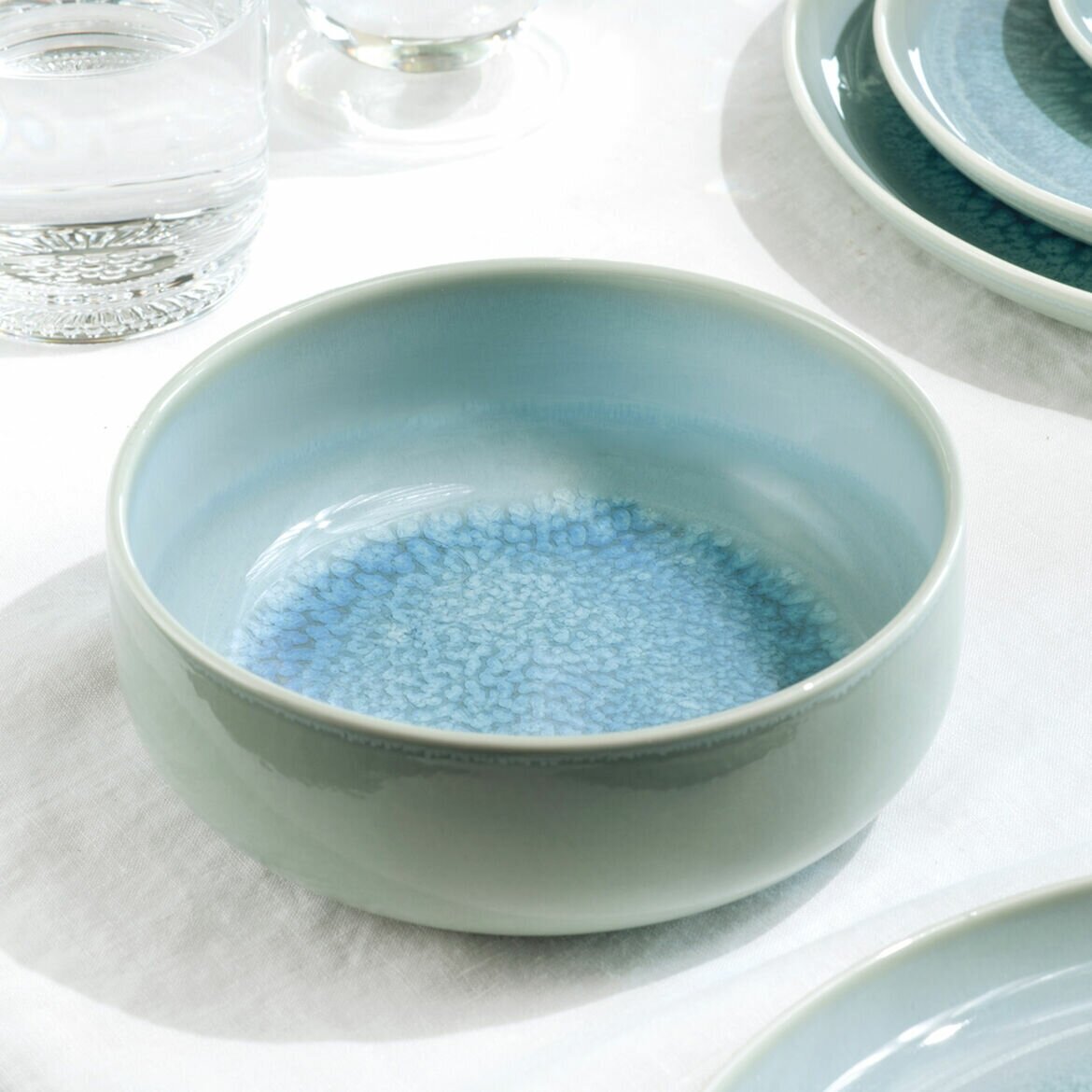 Салатник Crafted Blueberry turquoise like. by Villeroy & Boch, 16 см, Фарфор