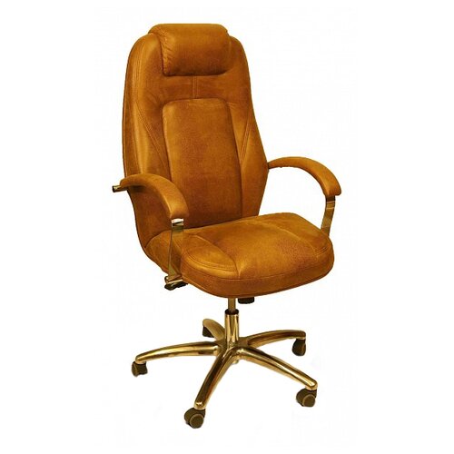 Компьютерное кресло Креслов Эсквайр КВ-21-531112 для руководителя, обивка: искусственная кожа, цвет: шоколадный