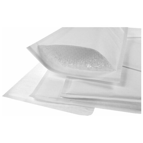 Конверт-пакеты с прослойкой из пузырчатой пленки (200х270 мм), крафт-бумага, отрывная полоса, комплект 10 шт