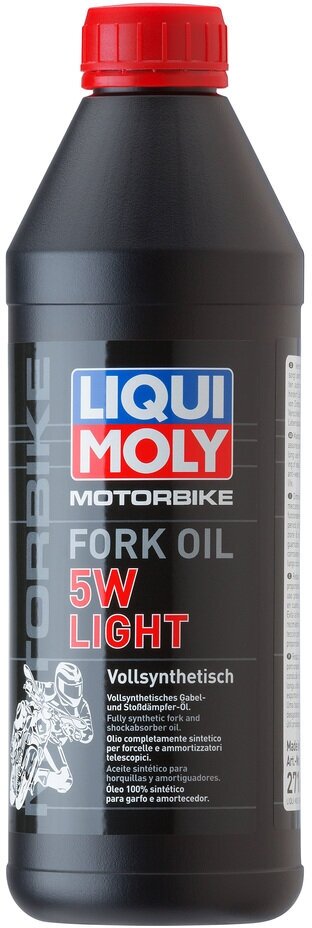 Масло для мотовилок и амортизаторов MOTORBIKE FORK OIL LIGHT 5W синт.1л LIQUI MOLY 2716