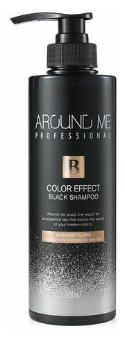 Шампунь с эффектом окрашивания Welcos Around Me Color Effect Black Shampoo (500 мл)