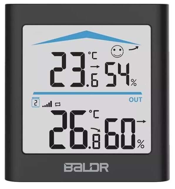 Гигрометр Baldr B0135T2H2-BLACK - фотография № 7