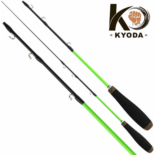 удочка зимняя kyoda pike rod телескопическая углепластик 60 см Удочка зимняя KYODA телескопическая, углепластик, 60 см