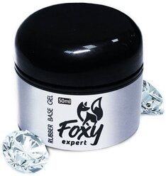 Foxy Expert Базовое покрытие Rubber Base Gel, прозрачный, 50 мл