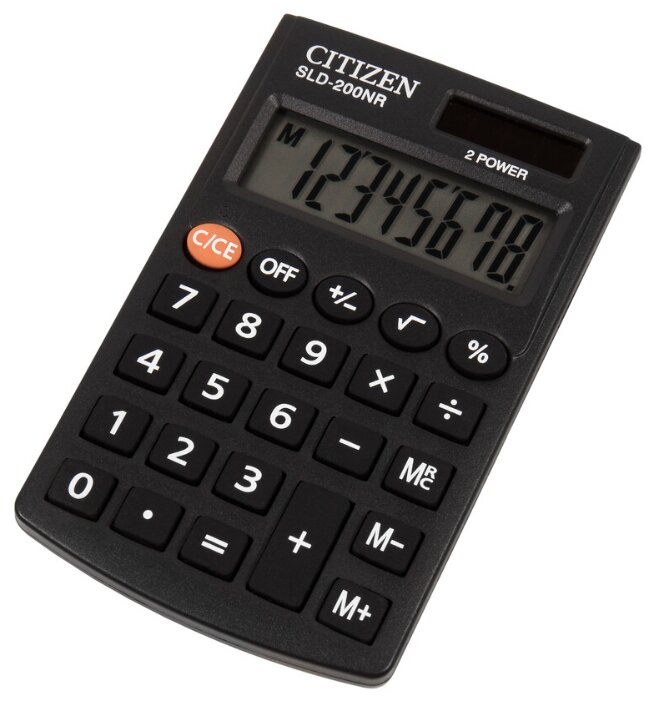 Калькулятор карманный CITIZEN SLD-200NR