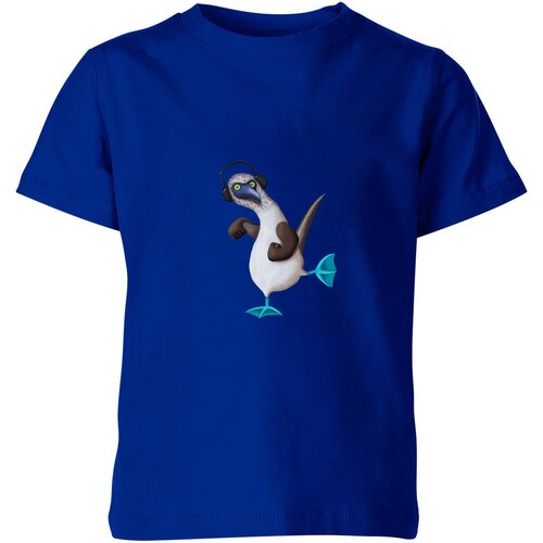 Футболка Us Basic, размер 12, синий мужская футболка птица олуша m черный